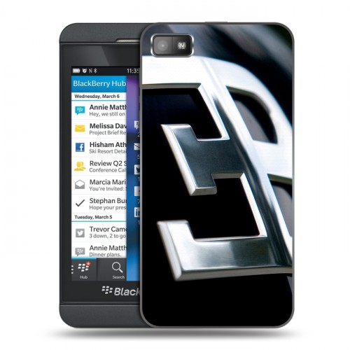 Дизайнерский пластиковый чехол для BlackBerry Z10 Bugatti