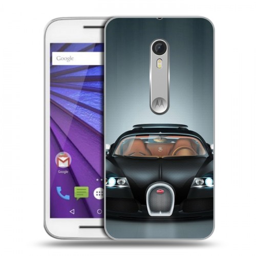 Дизайнерский пластиковый чехол для Lenovo Moto G Bugatti