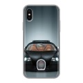 Дизайнерский силиконовый чехол для Iphone x10 Bugatti