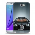 Дизайнерский пластиковый чехол для Samsung Galaxy Note 2 Bugatti