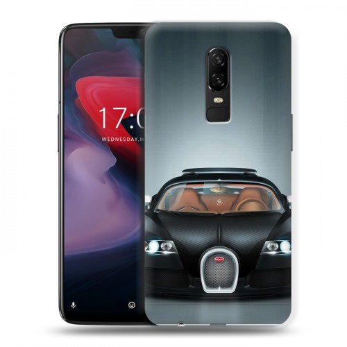 Дизайнерский пластиковый чехол для OnePlus 6 Bugatti