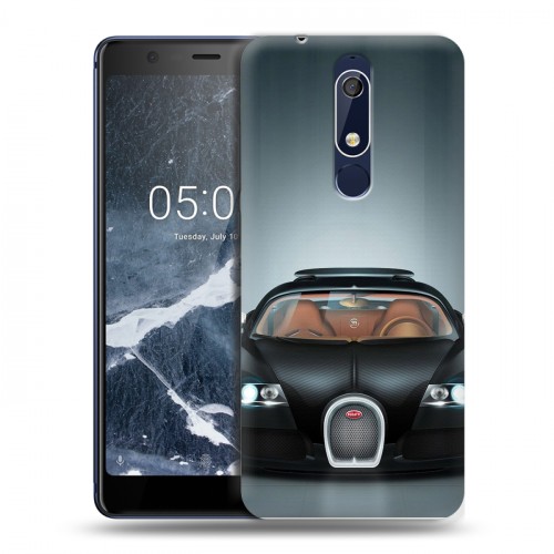 Дизайнерский пластиковый чехол для Nokia 5.1 Bugatti