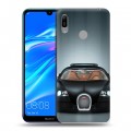 Дизайнерский пластиковый чехол для Huawei Y6 (2019) Bugatti