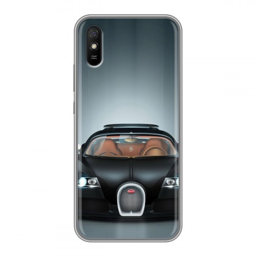 Дизайнерский силиконовый чехол для Xiaomi RedMi 9A Bugatti