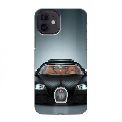 Дизайнерский силиконовый чехол для Iphone 12 Bugatti