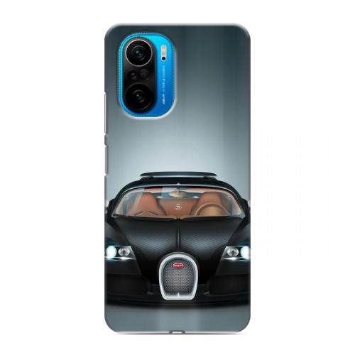 Дизайнерский силиконовый чехол для Xiaomi Poco F3 Bugatti