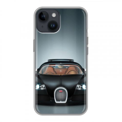 Дизайнерский пластиковый чехол для Iphone 14 Bugatti