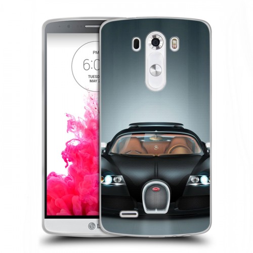 Дизайнерский пластиковый чехол для LG G3 (Dual-LTE) Bugatti