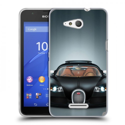 Дизайнерский пластиковый чехол для Sony Xperia E4g Bugatti