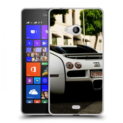 Дизайнерский пластиковый чехол для Microsoft Lumia 540 Bugatti