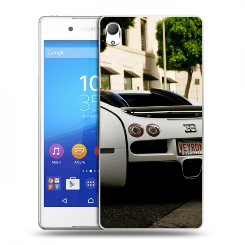 Дизайнерский пластиковый чехол для Sony Xperia Z3+ Bugatti