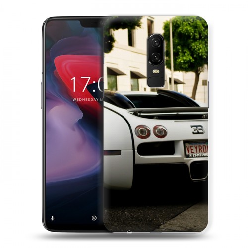 Дизайнерский пластиковый чехол для OnePlus 6 Bugatti