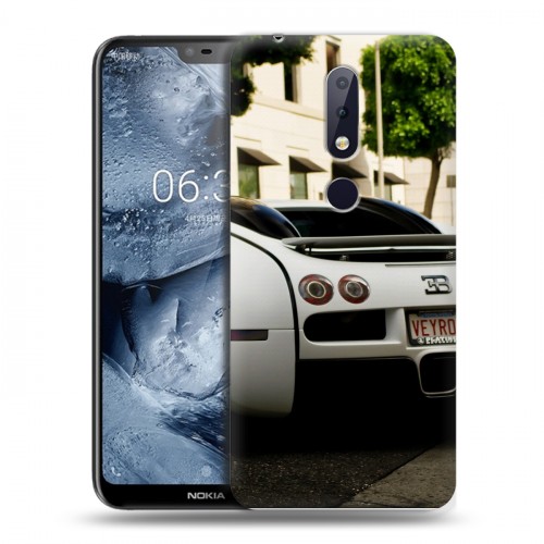 Дизайнерский пластиковый чехол для Nokia 6.1 Plus Bugatti