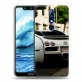 Дизайнерский пластиковый чехол для Nokia 5.1 Plus Bugatti