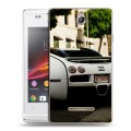 Дизайнерский пластиковый чехол для Sony Xperia E Bugatti