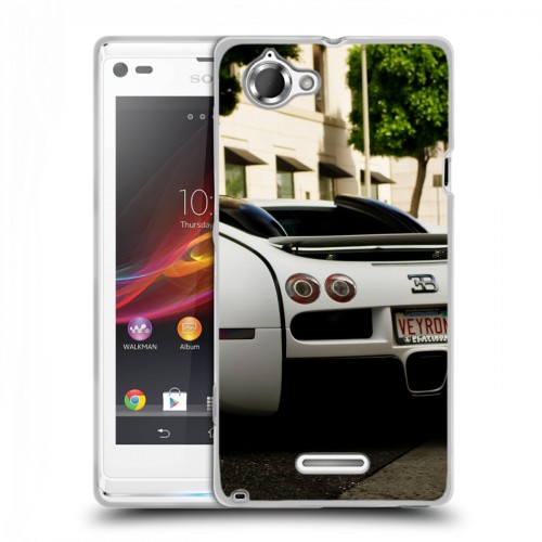 Дизайнерский пластиковый чехол для Sony Xperia L Bugatti