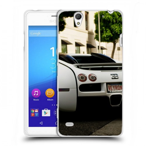 Дизайнерский пластиковый чехол для Sony Xperia C4 Bugatti