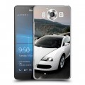 Дизайнерский пластиковый чехол для Microsoft Lumia 950 Bugatti