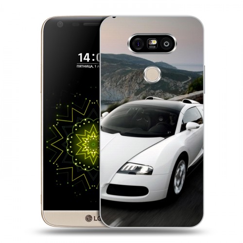 Дизайнерский пластиковый чехол для LG G5 Bugatti