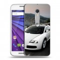 Дизайнерский пластиковый чехол для Lenovo Moto G Bugatti