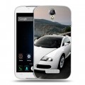 Дизайнерский пластиковый чехол для Doogee X6 Bugatti