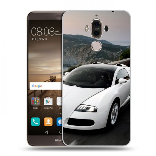 Дизайнерский пластиковый чехол для Huawei Mate 9 Bugatti