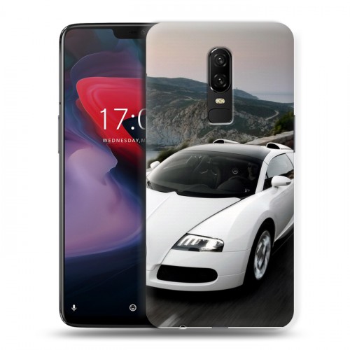 Дизайнерский пластиковый чехол для OnePlus 6 Bugatti