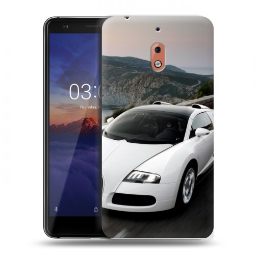 Дизайнерский силиконовый чехол для Nokia 2.1 Bugatti