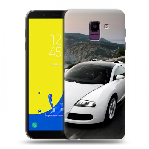 Дизайнерский пластиковый чехол для Samsung Galaxy J6 Bugatti