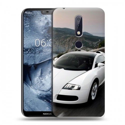 Дизайнерский силиконовый чехол для Nokia 6.1 Plus Bugatti