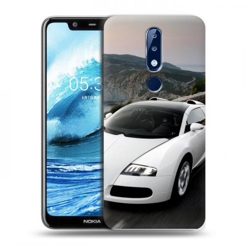 Дизайнерский силиконовый чехол для Nokia 5.1 Plus Bugatti