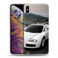 Дизайнерский силиконовый чехол для Iphone Xs Max Bugatti