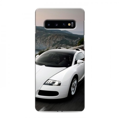 Дизайнерский силиконовый чехол для Samsung Galaxy S10 Bugatti