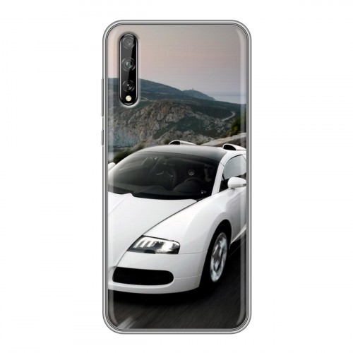 Дизайнерский силиконовый чехол для Huawei Y8p Bugatti