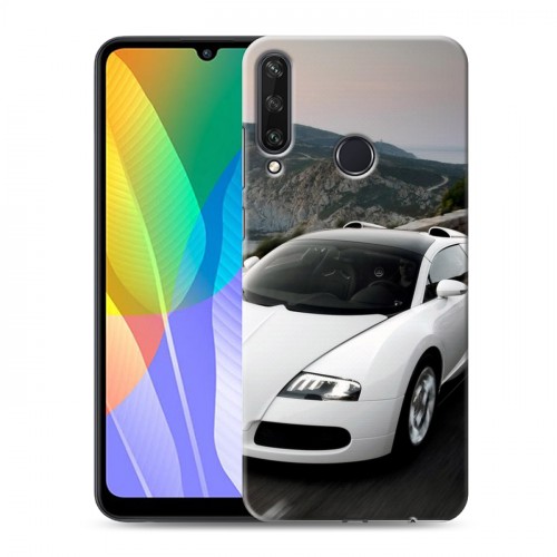 Дизайнерский пластиковый чехол для Huawei Y6p Bugatti