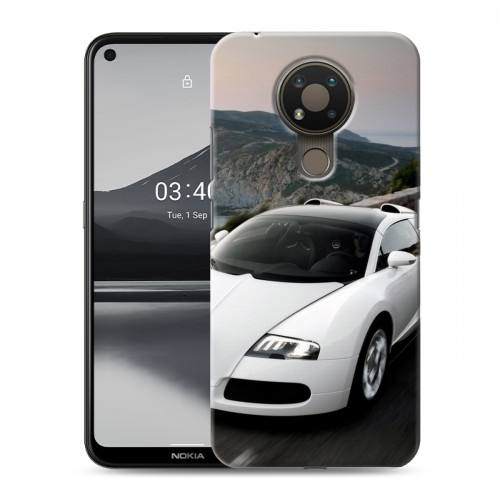 Дизайнерский силиконовый чехол для Nokia 3.4 Bugatti