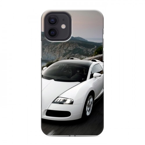 Дизайнерский силиконовый чехол для Iphone 12 Bugatti