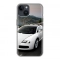 Дизайнерский пластиковый чехол для Iphone 14 Bugatti