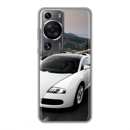 Дизайнерский силиконовый чехол для Huawei P60 Bugatti