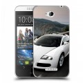 Дизайнерский пластиковый чехол для HTC Desire 616 Bugatti