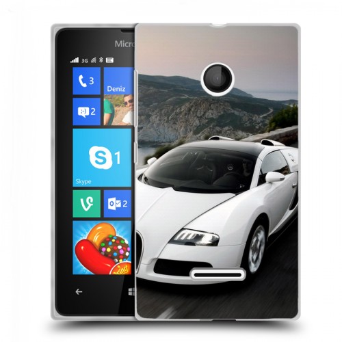 Дизайнерский пластиковый чехол для Microsoft Lumia 435 Bugatti