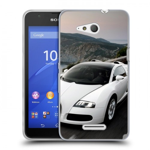 Дизайнерский пластиковый чехол для Sony Xperia E4g Bugatti