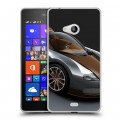 Дизайнерский пластиковый чехол для Microsoft Lumia 540 Bugatti