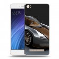 Дизайнерский силиконовый чехол для Xiaomi RedMi 4A Bugatti