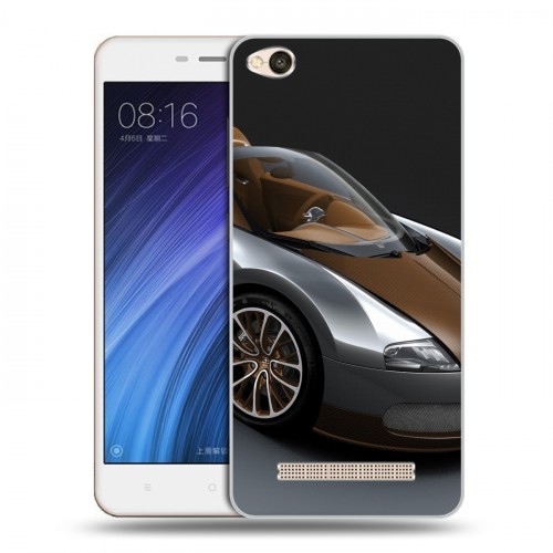 Дизайнерский силиконовый чехол для Xiaomi RedMi 4A Bugatti