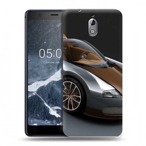 Дизайнерский пластиковый чехол для Nokia 3.1 Bugatti