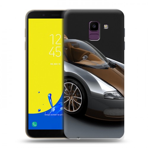 Дизайнерский пластиковый чехол для Samsung Galaxy J6 Bugatti