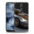 Дизайнерский пластиковый чехол для Nokia 6.1 Plus Bugatti