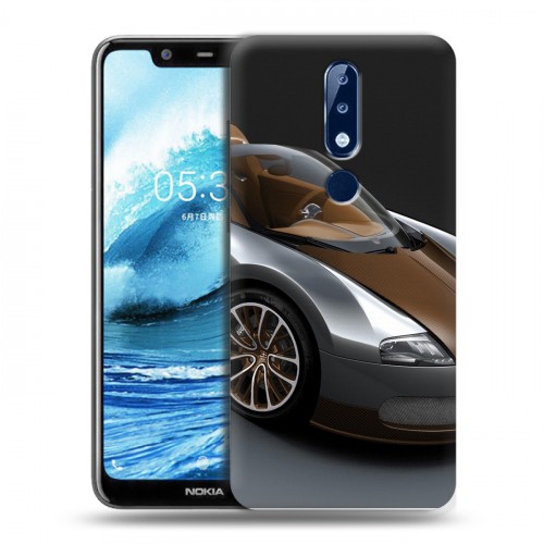 Дизайнерский силиконовый чехол для Nokia 5.1 Plus Bugatti