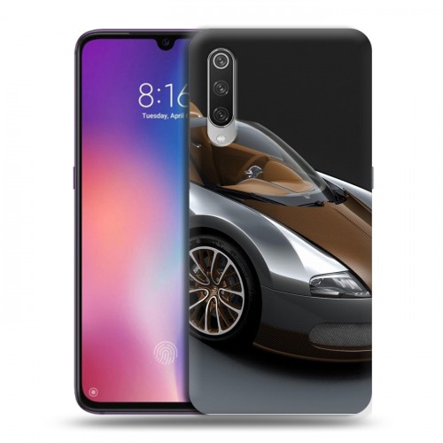 Дизайнерский силиконовый с усиленными углами чехол для Xiaomi Mi9 Bugatti